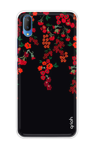 Floral Deco Soft Cover For Vivo V11