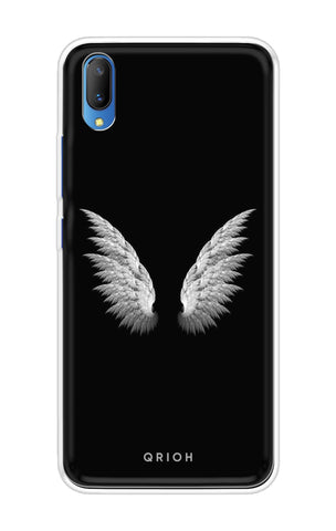 White Angel Wings Soft Cover for Vivo V11