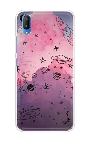 Space Doodles Art Soft Cover For Vivo V11