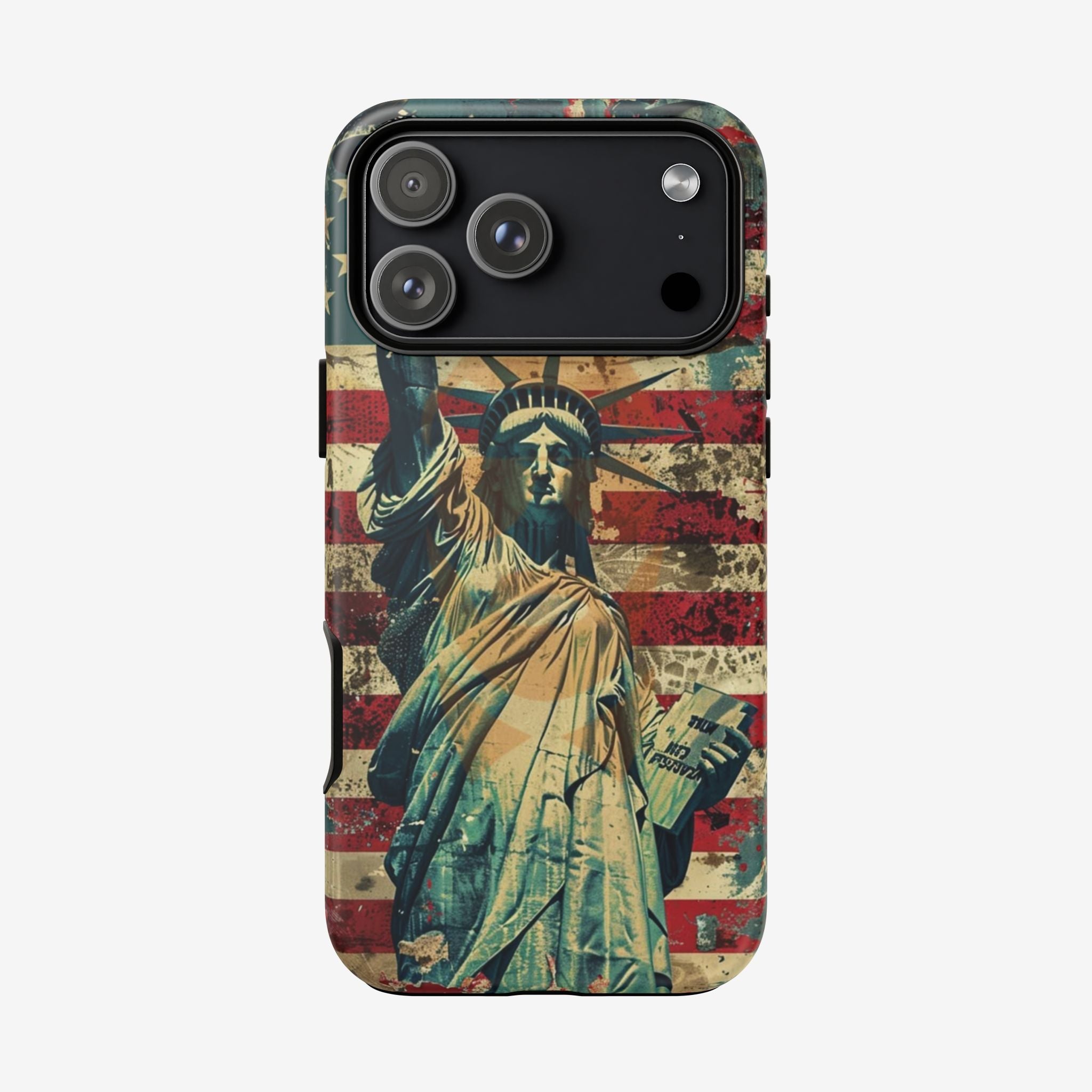 Vintage Liberty Premium Tough Shining Phone Case (Double Layer) Available For All iPhone Models