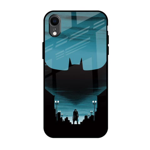 Cyan Bat Glossy Case for iPhone XR