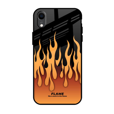Fire Flame Glossy Case for iPhone XR