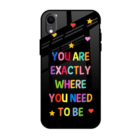 Magical Words Glossy Case for iPhone XR