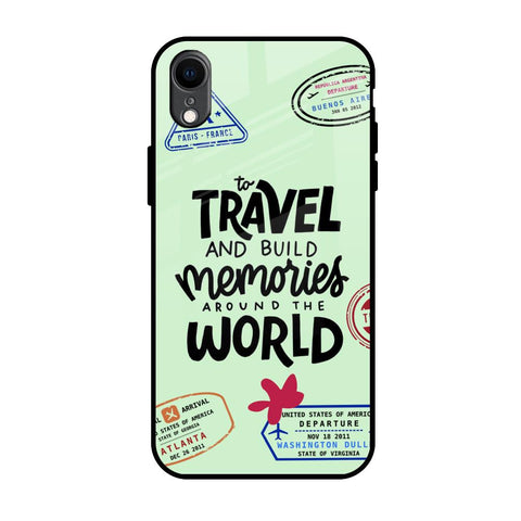 Travel Stamps Glossy Case for iPhone XR