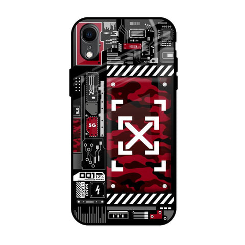 Technology Art Glossy Case for iPhone XR