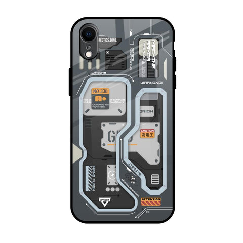 Retro Futuristic Glossy Case for iPhone XR