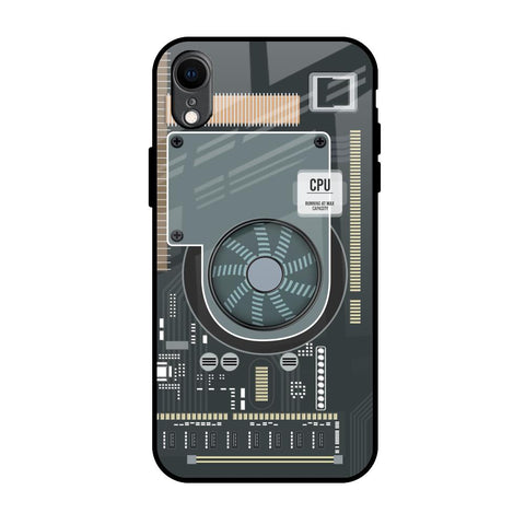Motherboard Circuit Glossy Case for iPhone XR