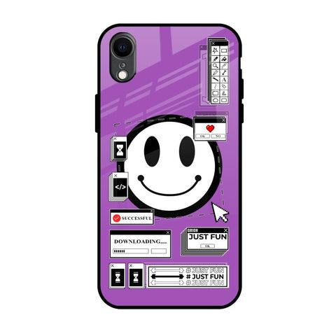 Code with Smile Glossy Case for iPhone XR