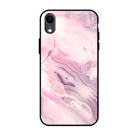 Diamond Pink Gradient Glossy Case For iPhone XR