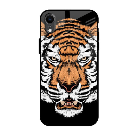 Angry Tiger Glossy Case For iPhone XR