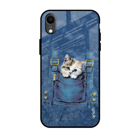 Kitty In Pocket Glossy Case For iPhone XR
