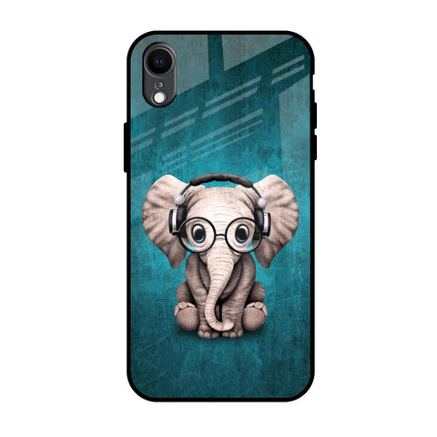Adorable Baby Elephant Glossy Case For iPhone XR