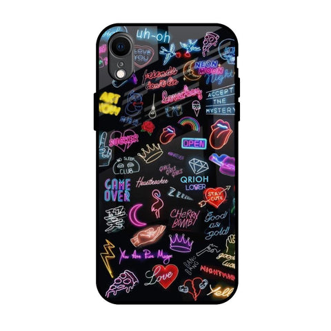 Accept The Mystery Glossy Case for iPhone XR