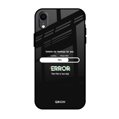 Error Glossy Case for iPhone XR