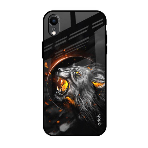 Aggressive Lion Glossy Case for iPhone XR