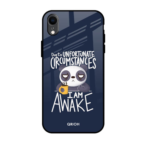 Struggling Panda Glossy Case for iPhone XR