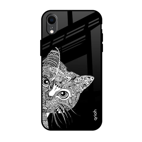 Kitten Mandala Glossy Case for iPhone XR