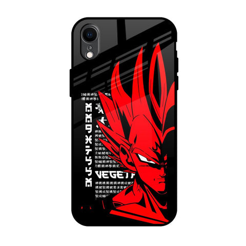 Red Vegeta Glossy Case for iPhone XR