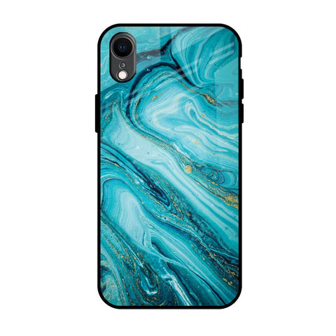 Ocean Marble Glossy Case for iPhone XR