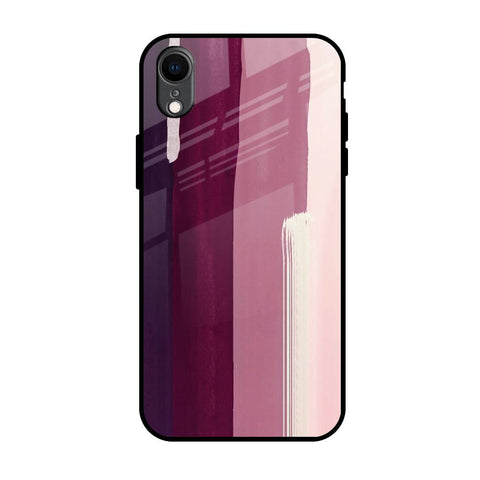 Brush Stroke Art Glossy Case for iPhone XR