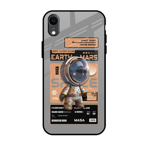 Space Ticket Glossy Case for iPhone XR