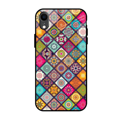 Multicolor Mandala Glossy Case for iPhone XR