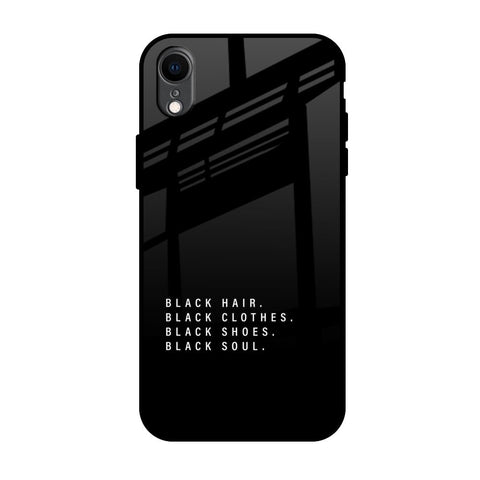 Black Soul Glossy Case for iPhone XR