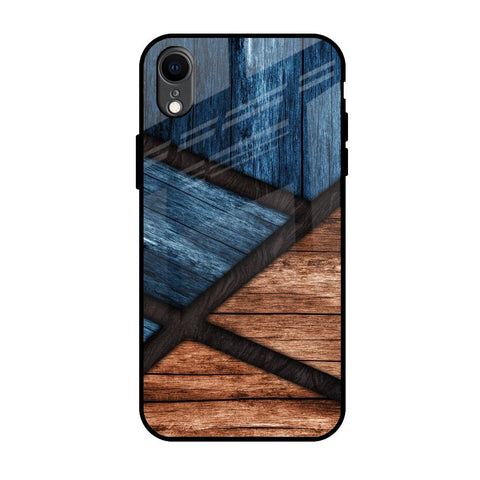 Wooden Tiles Glossy Case for iPhone XR