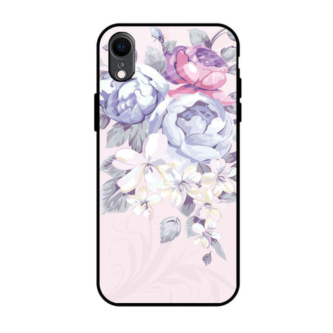 Elegant Floral Glossy Case for iPhone XR