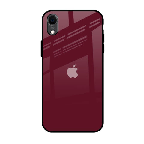 Classic Burgundy Glossy Case for iPhone XR