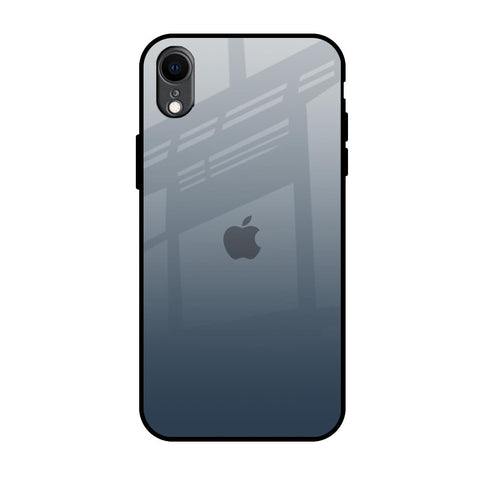 Smokey Grey Color Glossy Case For iPhone XR