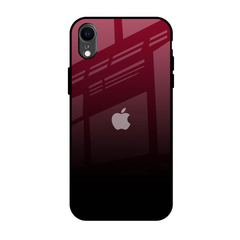 Wine Red Glossy Case For iPhone XR