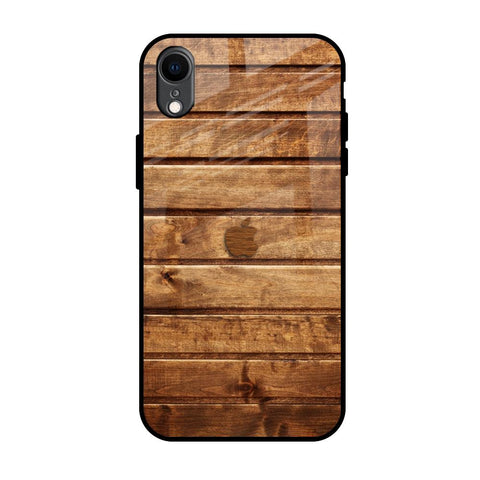 Wooden Planks Glossy Case for iPhone XR
