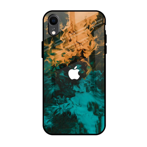 Watercolor Wave Glossy Case for iPhone XR