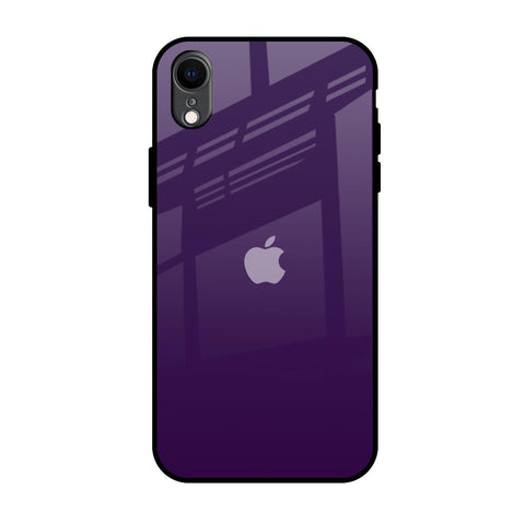 Dark Purple Glossy Case for iPhone XR