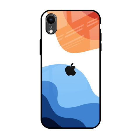 Wavy Color Pattern Glossy Case for iPhone XR