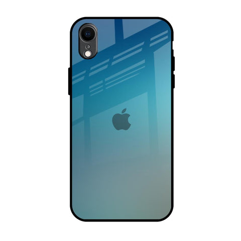 Sea Theme Gradient Glossy Case for iPhone XR