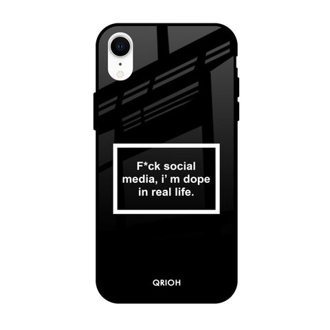 Dope In Life Glossy Case for Apple iPhone XR