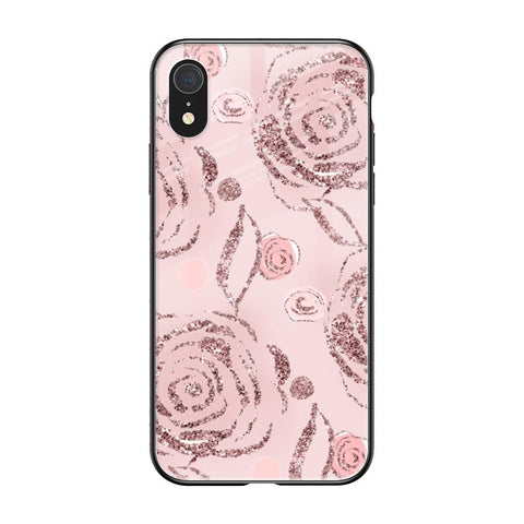 Shimmer Roses Glossy case for iPhone XR