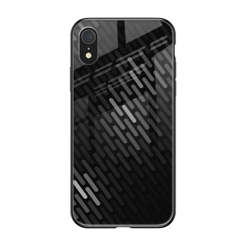 Dark Abstract Pattern Glossy Case For iPhone XR