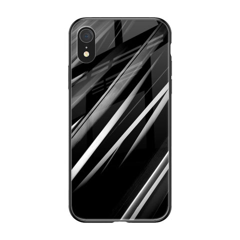 Black & Grey Gradient Glossy Case For iPhone XR