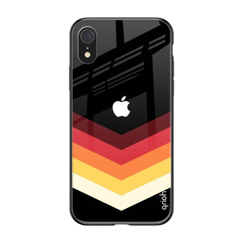 Abstract Arrow Pattern Glossy Case For iPhone XR