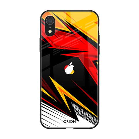 Race Jersey Pattern Glossy Case For iPhone XR