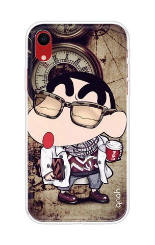 Nerdy Shinchan Soft Cover for iPhone XR