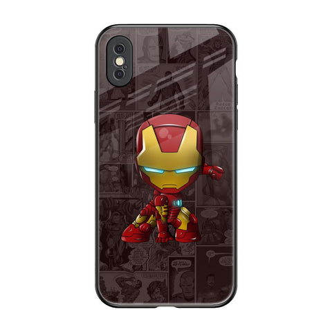Angry Baby Super Hero Glossy Case for iPhone XS