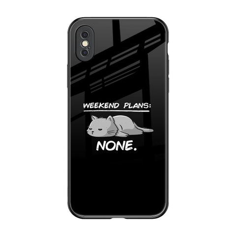 Weekend Plans Glossy Case for iPhone XS