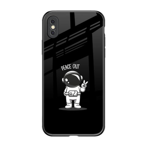 Peace Out Astro Glossy Case for iPhone XS