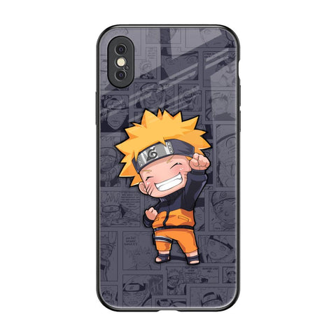 Orange Chubby Glossy Case for iPhone XS