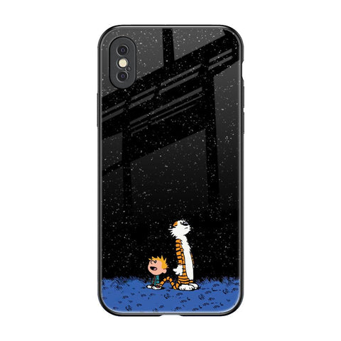 Night Sky Star Glossy Case for iPhone XS