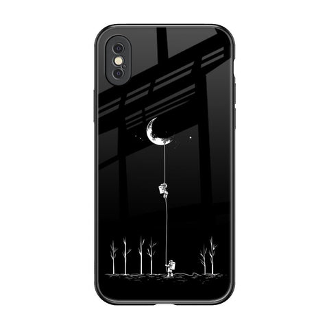 Catch the Moon Glossy Case for iPhone XS